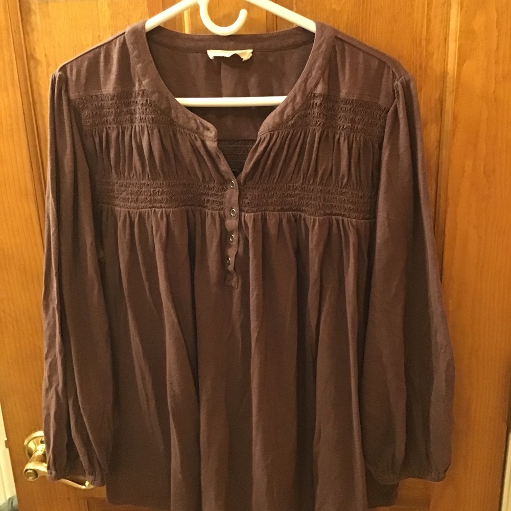 Lucky Brand Long Sleeve Top Size Large